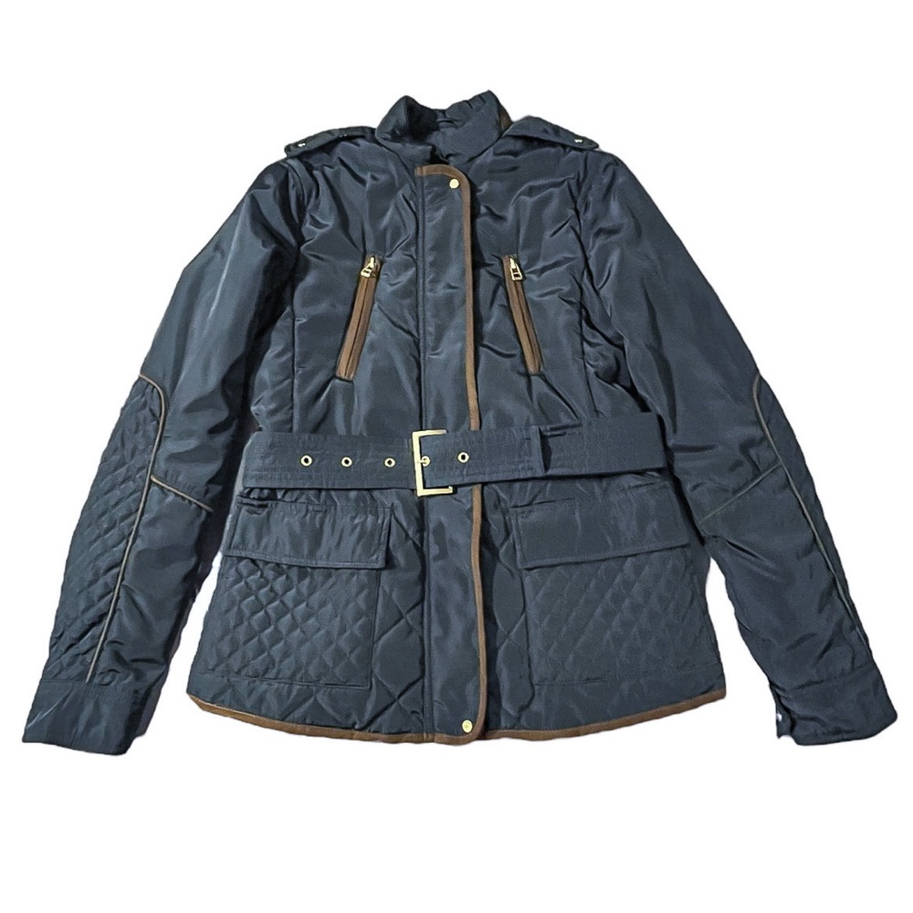 Zara Basic Quilted Belted Coat